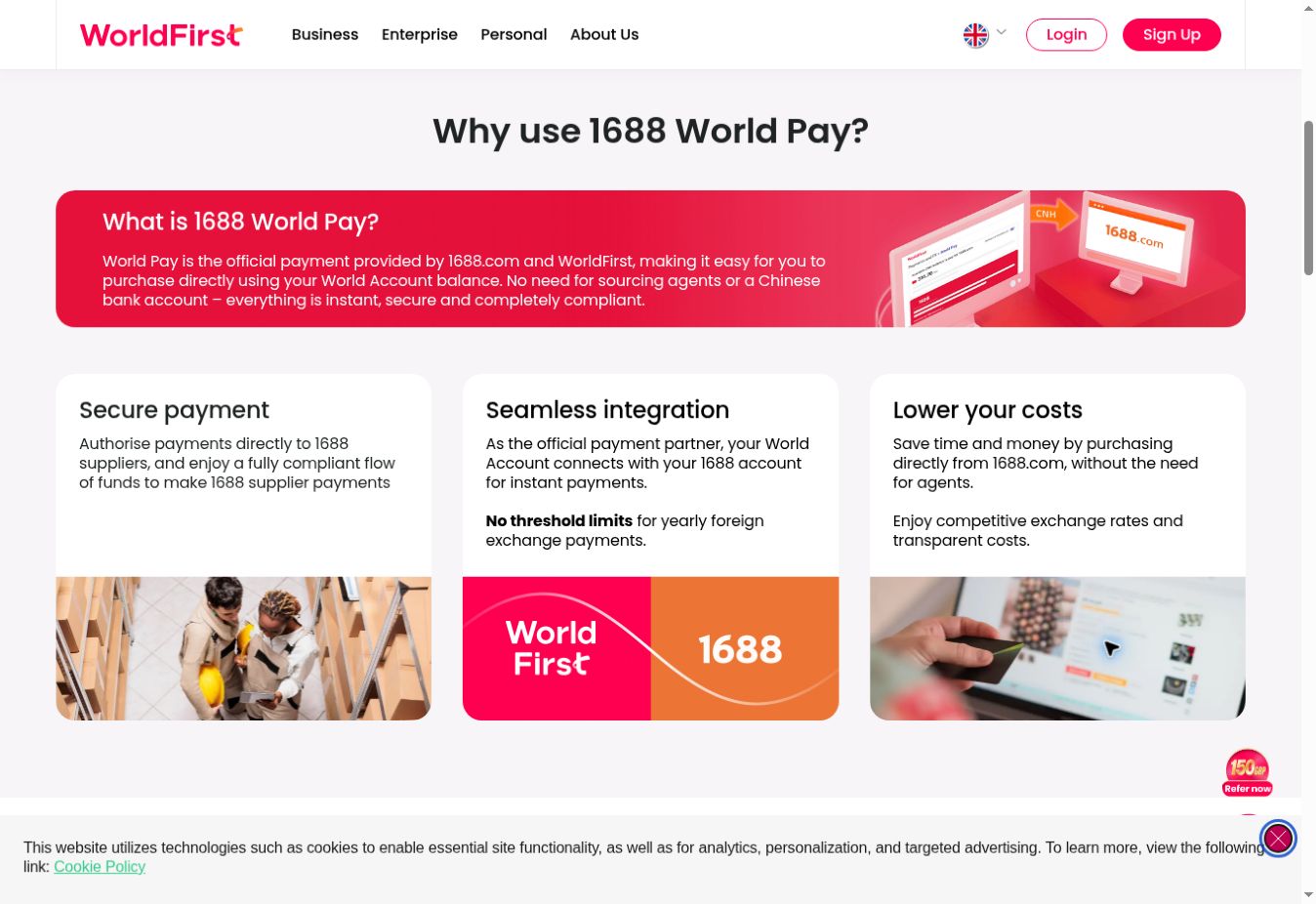 World Pay addresses payment access; buyers still need to confirm domestic delivery, export handling, and international freight.